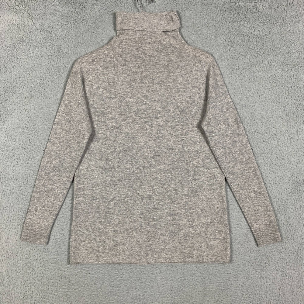 Vince. Cashmere Sweater Women's XS Heather‎ Gray Turtleneck Pullover Knit Tunic